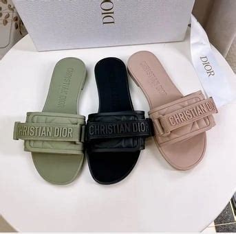 replica christian dior slides|christian dior slippers original.